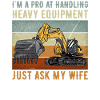 Retro Bagger Spruch Baggerfahrer Baustelle