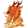 Funny Red Dragon