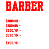 Barber Hourly Rate