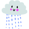 Cloud Rain Smile Cartoon