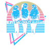 Budgie Parakeet Retro
