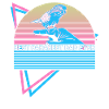 Budgie Parakeet Retro