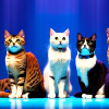 Cats in the spotlight