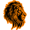 Lion's head symbol lion