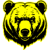 Bear Grizzly Head