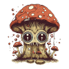 Psychedelic mushroom. Psychedelic Mushroom