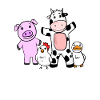 Animaux mignons pour enfants - Ferme