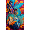 Unique Butterfly Face