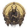 « Death » Heavy Metal design.