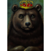 Bär mit Krone