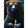 Bär mit Krone