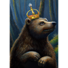 Bär mit Krone
