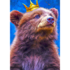 Bär mit Krone
