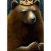 Bär mit Krone