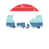 Retro Capybara Silhoutte - Capybaras
