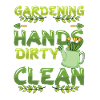 Gardening gets your hands dirty