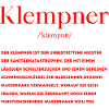 Klempner Definition