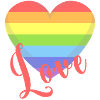 t-skjorte elsker gay lgbt hjerte lgbtqia+ gaveide