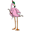 Flamingo Archer Bow Bow Bow