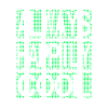 ALWAYS happily cool-green