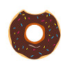 Cool Donut Halloween Donitsi -puku Karkkiruokaa