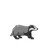 Tiermotiv Dachs
