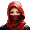 Arabisches Mädchen mit Palituch