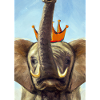 Elefant mit Krone