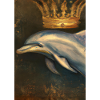 Delfin mit Krone