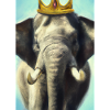 Elefant mit Krone