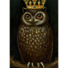 Eule mit Krone