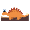 Blaulicht-Dino | Stegosaurus, Geschenkidee