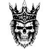 Skull King Symbol Skeleton