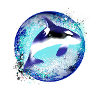 Wal, erde, malerei,blau,Killerwal,meer,planet