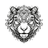 Tigre Mandala Boho