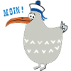 Moin, maritim, Möwe