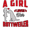 A Girl loves her Rottweiler