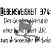 Lebensweisheit 374