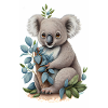 Koala with Bamboo