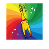 Rubber Chickens Regenbogen Gummihuhn