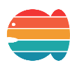 Retro Sommer Fisch