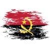 Drapeau angolais utilisé
