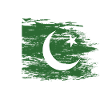 Drapeau pakistanais utilisé