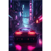 Auto Neon Stadt
