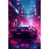 Auto Neon Stadt