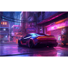 Auto Neon Stadt