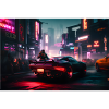 Auto Neon Stadt