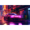 Auto Neon Stadt