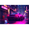 Auto Neon Stadt