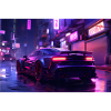 Auto Neon Stadt